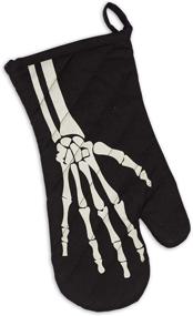 img 2 attached to DII Halloween Basics Collection Kitchen Apron Set with Skeleton Design, 2-Piece