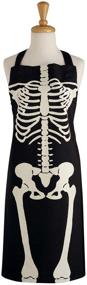 img 3 attached to DII Halloween Basics Collection Kitchen Apron Set with Skeleton Design, 2-Piece