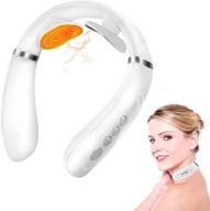 🔥 cordless neck massager with heat - congshin intelligent portable neck massager for pain relief: voice broadcast, 6 modes, 16 intensity levels - ideal for office, home, and outdoor use logo