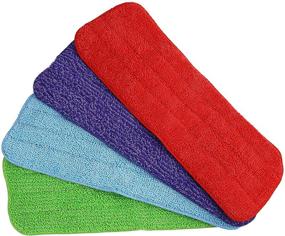 img 3 attached to 🧹 High-Quality Aynoo Reveal Mop Microfiber Pads - Replacement Pads for Spray and Reveal Mops - Ideal for Home and Commercial Cleaning - Washable and Durable (4PCS)