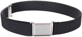 img 4 attached to 👔 Boys' Silver Square Accessories with Elastic Adjustable Stretch