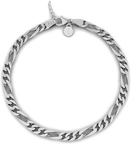 img 3 attached to TURQ TAUPE Sterling Superflat Bracelet Girls' Jewelry for Bracelets