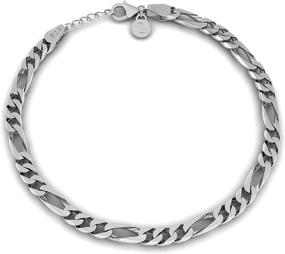 img 4 attached to TURQ TAUPE Sterling Superflat Bracelet Girls' Jewelry for Bracelets