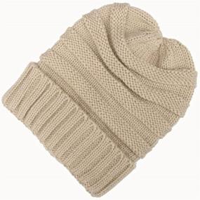 img 3 attached to 🧣 Cozy Knit Winter Beanie Hat - SVEN HOME Soft Slouchy, Thick, Unisex Cap for Men and Women