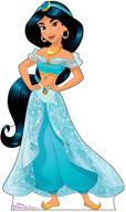 👸 disney princess friendship adventures: cardboard people jasmine life size standup - perfect for role play and imaginative fun logo