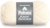🧶 patons kroy socks yarn - super fine gauge, 1.75 oz - muslin - crochet, knitting & crafting logo