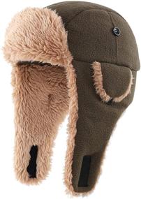 img 3 attached to 🧥 Ultimate Warmth for Toddlers: Connectyle Fleece Trapper Winter Boys' Accessories for Hats & Caps