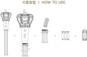 img 2 attached to Bring the Stars Home: LOONA Official Light Stick - Illuminate the Night with Your Favorite K-Pop Group!