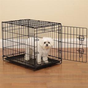 img 3 attached to 🐶 ProSelect Easy Dog Crates: Stylish and Functional Crates for Dogs and Pets - Black