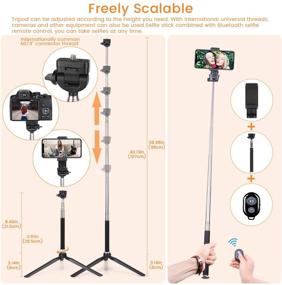 img 2 attached to 📸 Upgraded 6 inch Selfie Ring Light with Tripod Stand, Phone Holder, and Selfie Stick - Perfect for Live Stream, Photography, and Makeup! Dimmable LED Ringlight with 3 Modes and 10 Brightness Levels for TikTok and YouTube.