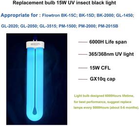 img 1 attached to 🪲 Enhanced Performance Replacement Compatible Flowtron Stinger BB 15WHT: Upgrade Your Outdoor Insect Control!