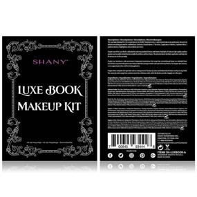 img 2 attached to 💄 SHANY Luxe Book Makeup Set - The Ultimate All-in-One Travel Cosmetics Kit