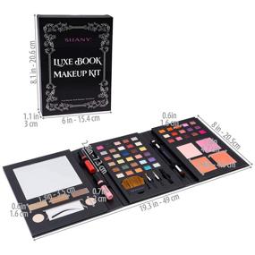 img 1 attached to 💄 SHANY Luxe Book Makeup Set - The Ultimate All-in-One Travel Cosmetics Kit