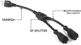 img 2 attached to 🔌 OptiMax Prong Splitter Cable Extension