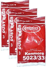 img 3 attached to 🔍 Kenmore Sears Allergy Vacuum Bag for Canister Vacuum Cleaners - Type E, 5023-5033, Model #609196, 116.25950