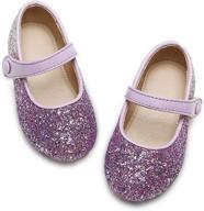 👧 felix & flora toddler little girl dress shoes - mary jane flats for girls, perfect for parties, school events, and weddings logo