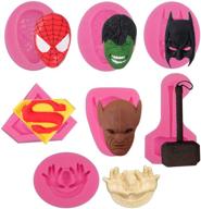 шоколадные украшения для супергероев с изображением человека-паука логотип