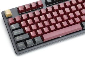 img 2 attached to 🔴 Enhanced SEO: GMK Redsuns Red Samurai Custom Mechanical Keyboard Keycap Set - 153-keys, Doubleshot, Cherry Profile, Compatible with 60%, 65%, TKL, Full-Size Layouts, and More (Red, Base Kit) (MDX-35037-5)