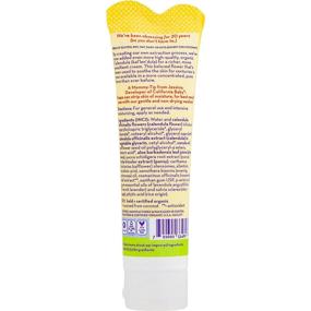 img 1 attached to Organic California Baby Calendula Moisturizing Cream (1.8 oz.) - Hydrates and Soothes Dry, Sensitive Skin on Face, Arms, and Body - Vegan-Friendly, Plant-Based Formula