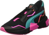 👟 puma provoke trainer: black luminosity meets pink viridian - unleash your style! логотип