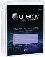 allergy relief clean comfort fitted mattress protector | full size - ultimate protection and comfort for allergy sufferers logo