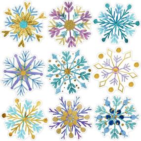 img 4 attached to Snowflakes Colorful Classroom Decoration Christmas