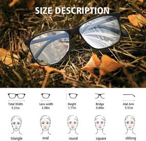 img 1 attached to 👓 3-Pack Blue-Light Blocker Glasses for Men/Women - Non-Prescription Gaming & Computer Fake Glasses, Blue Light Blocking