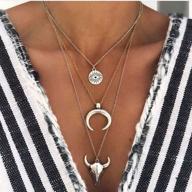evazen layered necklace pendants necklaces logo
