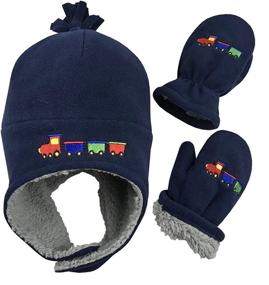 img 4 attached to 🧢 Nicely Embroidered Little Sherpa Caps