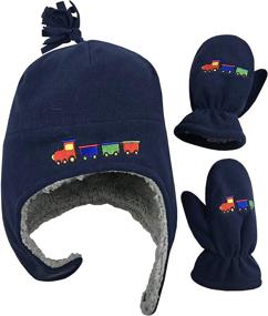 img 3 attached to 🧢 Nicely Embroidered Little Sherpa Caps