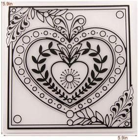 img 4 attached to Embossing Folders Scrapbooking Thanksgiving Valentines