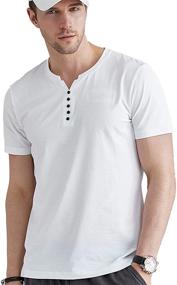 img 4 attached to 👕 LecGee Men's Basic Top Fashion T-Shirt for Shirts - Regular Fit Clothing