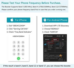 img 3 attached to Усилитель сигнала мобильного телефона для домашнего офиса - поддерживает все американские операторы (Verizon, AT&T, U.S. Cellular) - повышает данные и голосовую связь на LTE 4G GSM 2G на диапазонах 4, 5, 12 и 17 (850, 1700, 2100, 700 МГц)
