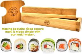 img 3 attached to 🍣 Deluxe Sushi Making Kit: Master the Art of Rolling Onigiri