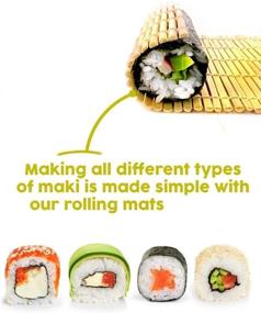 img 1 attached to 🍣 Deluxe Sushi Making Kit: Master the Art of Rolling Onigiri