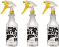 🐴 harris professional spray bottle for horses 32oz (3-pack) - chemically resistant, high output sprayer with adjustable nozzle and measurements logo