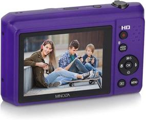 img 2 attached to Enhanced SEO: Minolta MN12Z Purple Wi-Fi Digital Camera with 12x Optical Image Stabilized Zoom