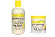 🌀 curlykids mixed haircare bundle - curly creme conditioner &amp; super detangling shampoo logo