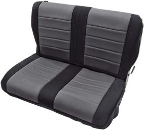 img 2 attached to 🚙 Rugged Ridge 13262.09 Rear Seat Cover in Neoprene Gray for 80-95 Jeep CJ/Wrangler YJ