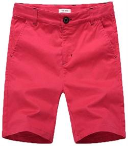 img 4 attached to 👖 BASADINA Boys Shorts: High-Quality School Uniform Clothing for Boys
