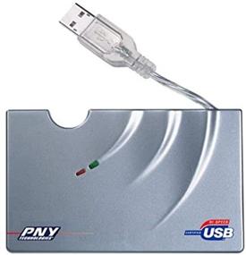 img 1 attached to 📂 PNY PALFMTUSB2P Multi Slot Digital Card Reader with USB Connectivity