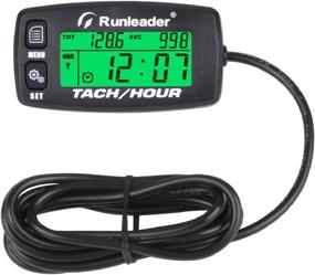 img 4 attached to 🕑 Runleader Digital Maintenance Hour Meter: Track Hours & RPM with Backlight Display for Generators, Motorcycles, Lawn Mowers, Chainsaws, Marine Boats, and Jet Skis