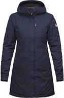 fjallraven womens kiruna padded parka women's clothing in coats, jackets & vests logo