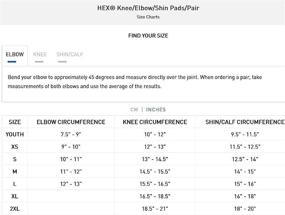 img 2 attached to 🏐 Mcdavid 6440 Hex Knee/Elbow/Shin Pads: Ultimate Protection for Volleyball, Basketball, Football & Contact Sports, Youth & Adult Sizes - Sold as Pair