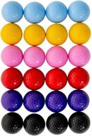 thorza colored golf balls multicolored logo