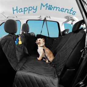 img 3 attached to 🐾 Durable 10-in-1 Dog Back Seat Cover with Mesh Window – Scratchproof, Nonslip, Waterproof – Ideal for Cars, Trucks, SUVs – Guaranteed Happy Moments!