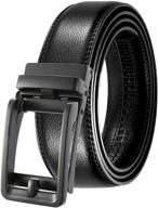 👔 jiniu leather automatic buckle ratchet men's belt logo