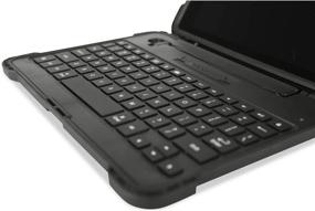 img 1 attached to 💻 Introducing the MAXCases Extreme KeyCase for iPad 5/6 - Enhance Your Productivity with this Black Wired Keyboard Case and Lightning Connector