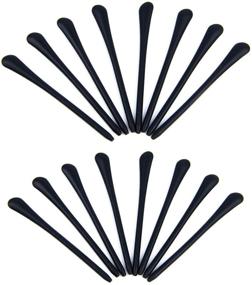 img 4 attached to 👓 Framendino Anti-Slip Silicone Eyeglass End Tips - 8 Pairs of Tube Replacements for Thin Metal Eyeglass Legs in Black