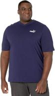 👕 puma men's big & tall essentials+ v-neck t-shirt bt logo